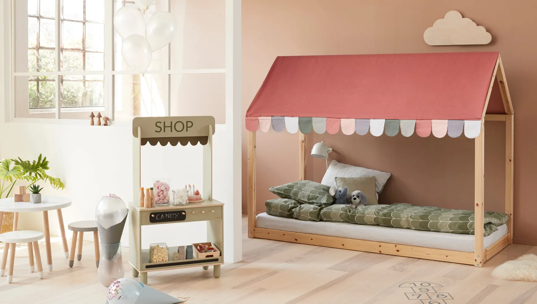FLEXA COTTAGE tag, Misty Rose, 90x200 Mistyrose Best
